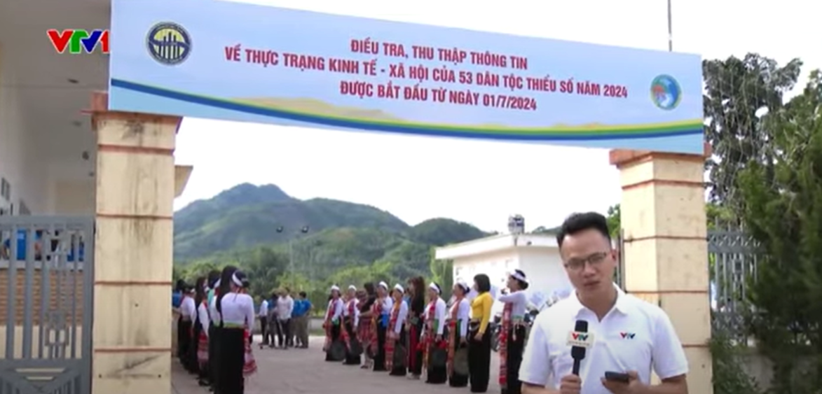 Phóng sự: thu thập thông tin kinh tế - xã hội 53 dtts - thời sự 12h vtv1