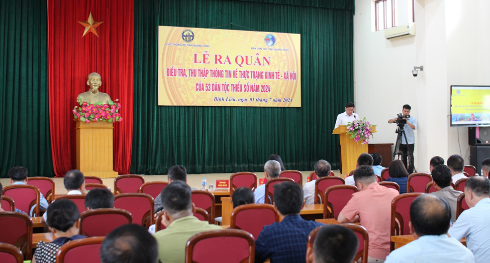 Quảng ninh tổ chức lễ ra quân đt, tttt về thực trạng kt-xh của 53 dtts năm 2024